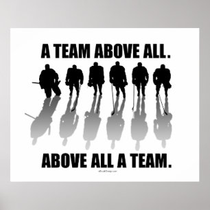 Team över alla (Hockey) Poster