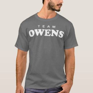 Team Owens Personlig Surname Bride Groom Family T Shirt