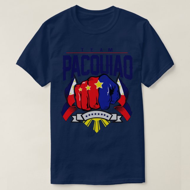 Team Pacquiao T Shirt (Design framsida)