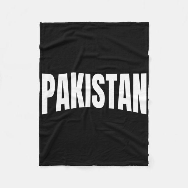 Team Pakistan World Cricket Cup Fan Shirt Jersey  Fleecefilt (Framsidan)