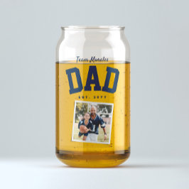 Team pappa-familjen namn, ett foto, sportflottblåt