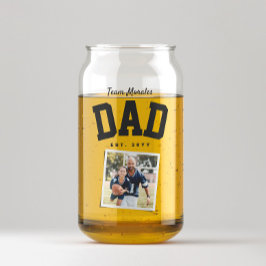 Team pappa-familjen namn, ett foto, sportssvart