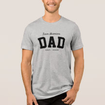Team pappa, sportig enkel familj namn