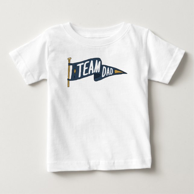 Team Pappa Starong Pappor Team Far Pappa T Shirt (Framsida)