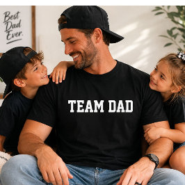 Team Pappa Varsity Roligt Fars Dag-present T Shirt