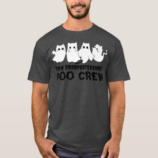 Team ParaProfessional Boo Crew Halloween Ghost Boo T Shirt