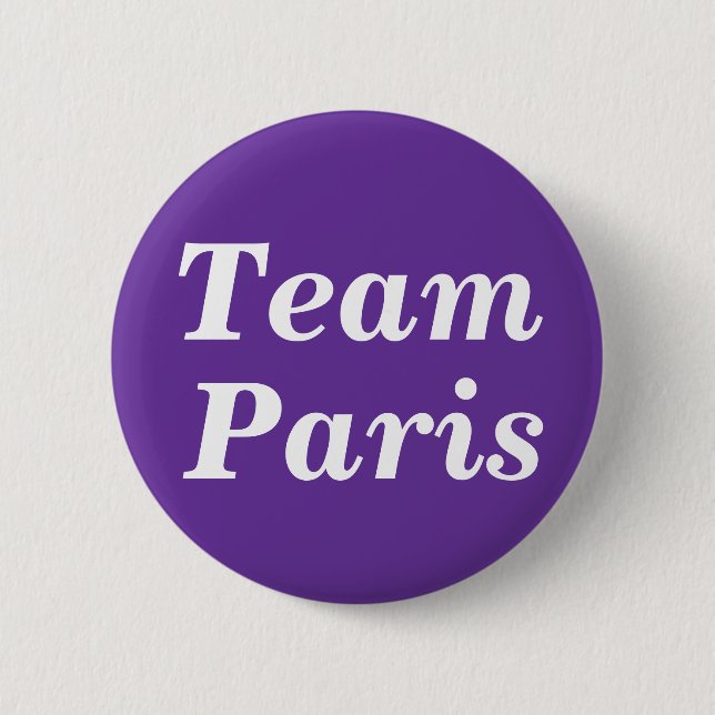 Team Paris Badge Knapp (Framsida)