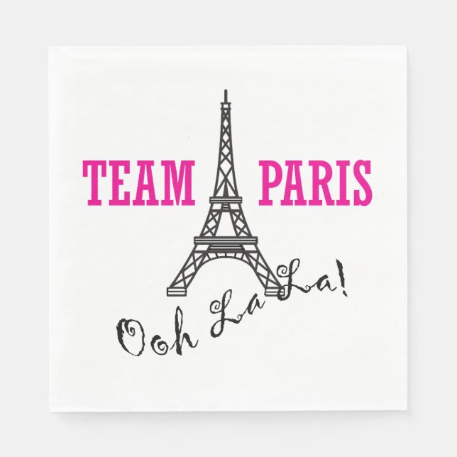 Team Paris Pappersservett (Framsidan)