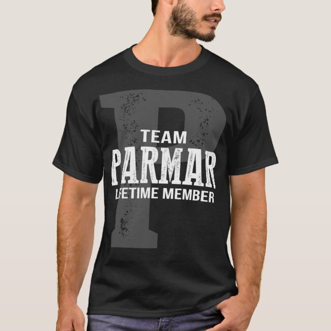 Team PARMAR-livstidsmedlem T Shirt (Framsida)
