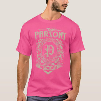 Team Parsons Livstid Member Vintage Parsons Famil T Shirt