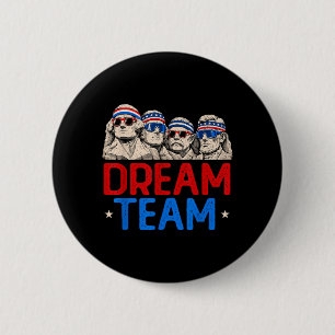 Team Patriotiska Presidenter Mount Aamerican Usa 4 Knapp