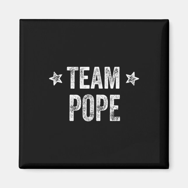 Team Påve - Efternamn _ Påve Familjemedlem Efterna Magnet (Framsidan)