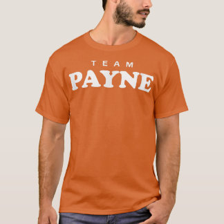 Team Payne Personlig Efternamn Bride Groom Family T Shirt
