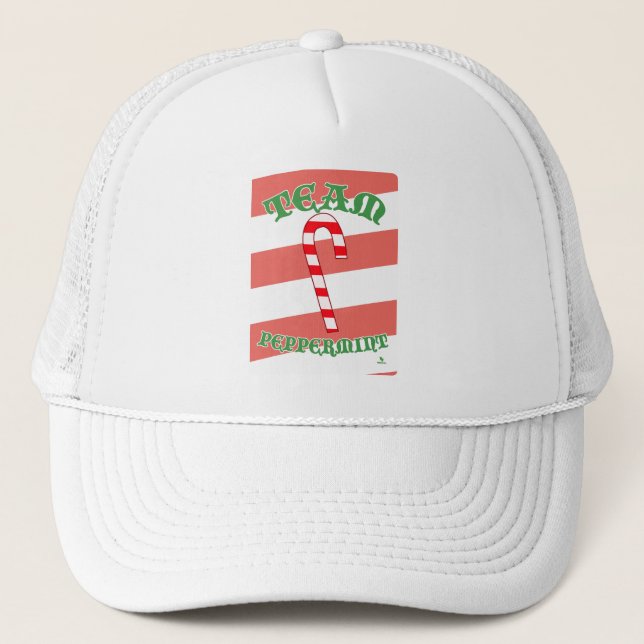 Team Pepparmyn Roligt Jul Högtidlig Design Keps (Framsida)