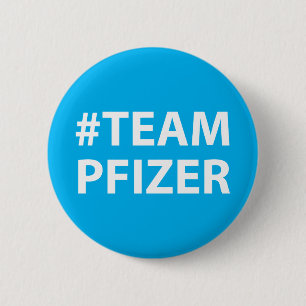 Team Pfizer Covid Badge Pin Button Vaccine Knapp