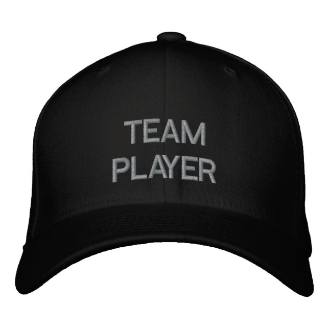"TEAM PLAYER" CAP BRODERAD KEPS (Framsida)