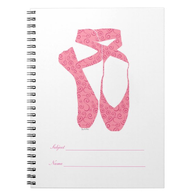 Team Pointe Ballet Candy Curls Anteckningsbok (Framsidan)