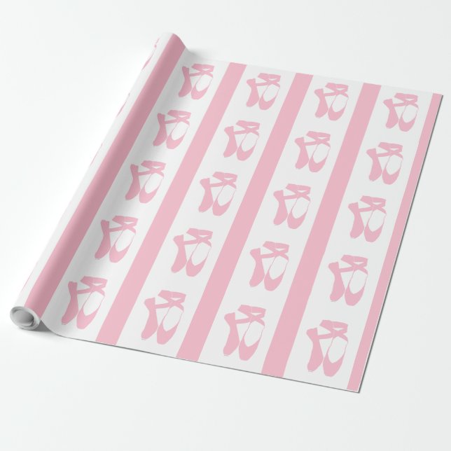 Team Pointe Ballet Rosa Presentpapper (Utrullad)