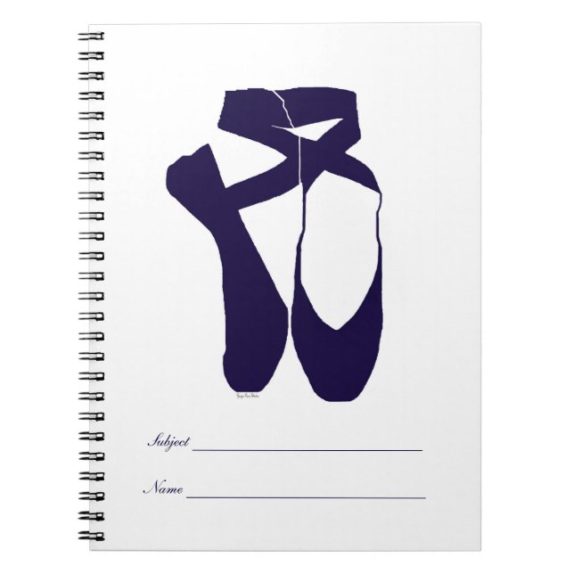 Team Pointe Ballet Sapphire Anteckningsbok (Framsidan)