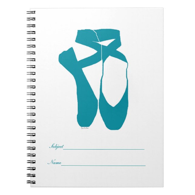 Team Pointe Ballet Turcos Anteckningsbok (Framsidan)