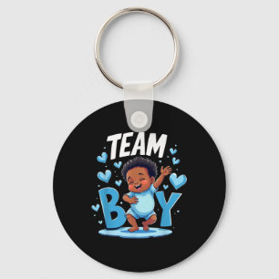 Team Pojke Design Köns Upptäck Nytt Baby Pojke Nyckelring