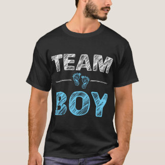 Team Pojke Köns Avslöjande Fest Snart Baby Shower T Shirt