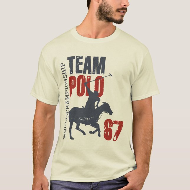 Team Polo 67 T Shirt (Framsida)