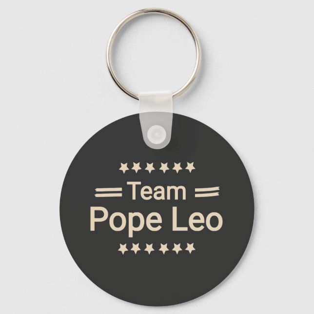 team pope leo  nyckelring (Framsida)