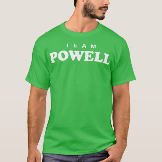 Team Powell Last Name Bröllop Surname Bride and Gr T Shirt