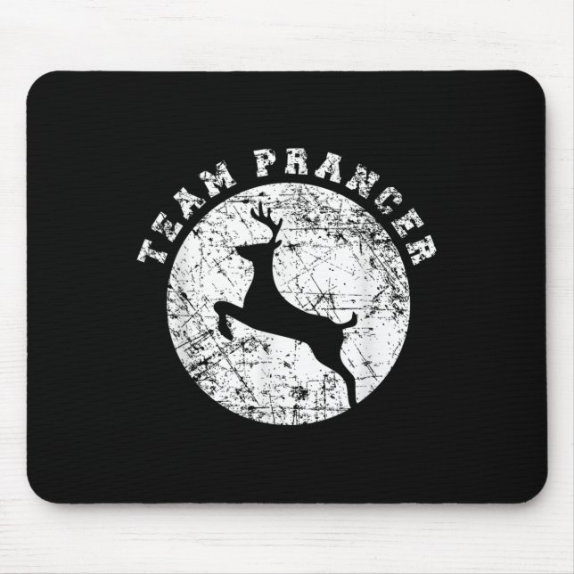 Team Prancer T Shirt, Funny Cute Christmas Gift Ki Musmatta (Framsidan)