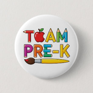 Team Pre-K Färgglada Skolan Knapp