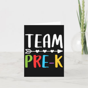 Team Pre-k Teacher Byck till skolan Kort