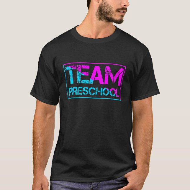 Team PreSchool Back To School T Shirt (Framsida)