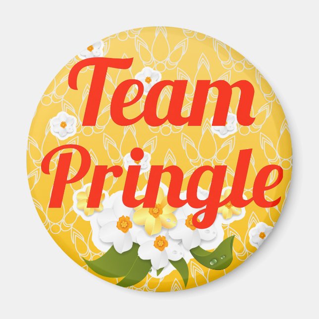Team Pringle Magnet (Framsidan)
