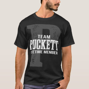 Team PUCKETT-livstidsmedlem T Shirt