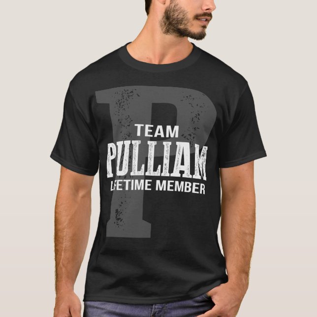 Team PULLIAM Livstidsmedlem T Shirt (Framsida)