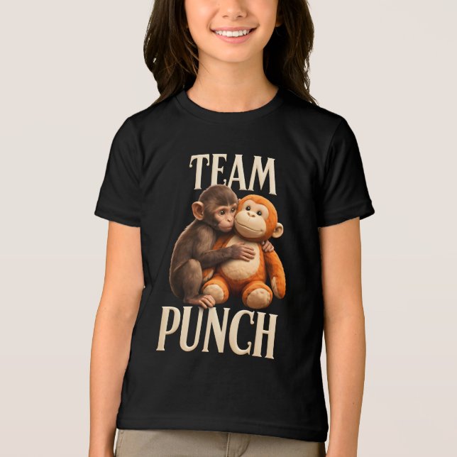 Team Punch Baby Monkey Punch Kul Fight T Shirt (Framsida)