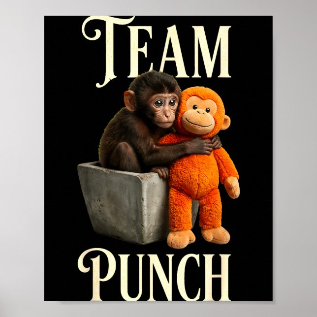 Team punch japan baby monkey punch  poster (Framsidan)