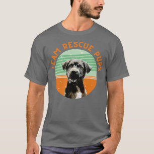 Team Rädding Valps Adopt Dont Shop Hund älskare T Shirt