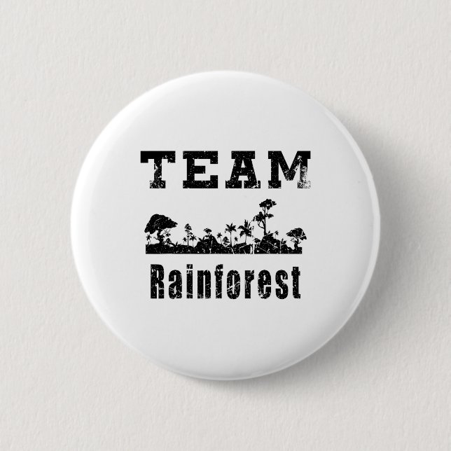 Team Rainforest Earth Day Vintage Knapp (Framsida)
