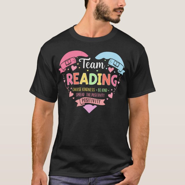 Team Reading Teacher Science Of Reading Literacy C T Shirt (Framsida)