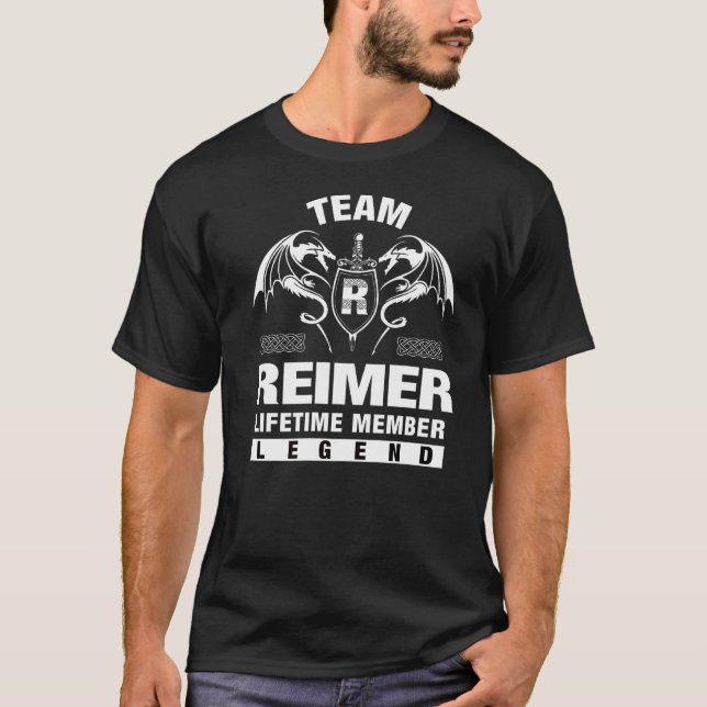 Team Reimer-livstidsmedlem T Shirt (Framsida)
