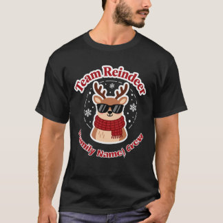 Team Reindeer – Custom Family Christmas Matching  T Shirt