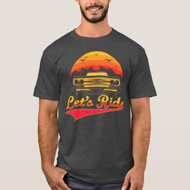 Team Ride Sport pojke retro T Shirt (Framsida)