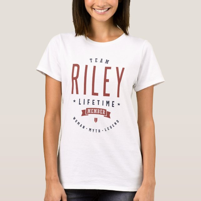 Team Riley Livitme-medlem T Shirt (Framsida)