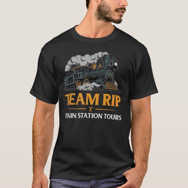 Team Rip Tåg Tours Yellowstone Essential T Shirt (Framsida)