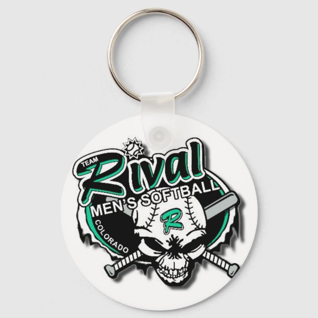 Team Rival Softball Keychain Nyckelring (Framsida)