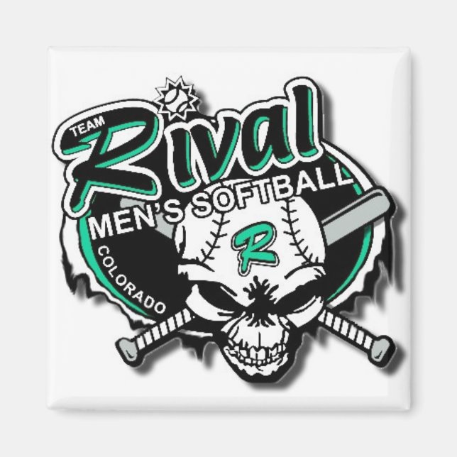 Team Rival Softball Magnet (Framsidan)