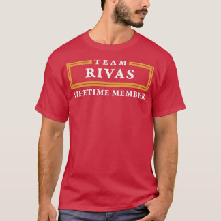 Team Rivas Lifetime Member Surname T Shirt