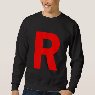 Team Rocket Halloween-kostym Cosplay R män kvinnor Lång Ärmad Tröja